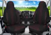 Schonbezüge für Wohnmobil 2er Set in Schwarz/Rote Naht Produktbild-Vorschau 1