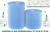 2 x blaue saugstarke Papierrolle, 1000 Blatt, 37x36 cm | Produktbild-Vorschau 2