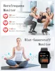 Smartwatch Damen Herren mit Telefonfunktion Pulsmesser, Produktbild-Vorschau 5