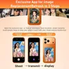 NFC E-Ink Hülle mit Display 4 Farben iPhone 17 Pro-Orange Produktbild-Vorschau 3