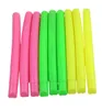 A row of colorful hula hoop segments. Produktbild-Vorschau