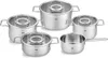 Fissler Kochtopfset Pure Collection 5-teilig – Edelstahl, Produktbild-Vorschau 1