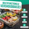 Avalo Vershoudbakjes Glas - Meal Prep Bakjes - Productafbeelding-voorbeeld 2