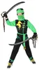 Drachen Ninja Kostüm für Jungen schwarzes Ninjakostüm Produktbild-Vorschau 2