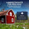 Plid Holzfarbe Schwedenrot 5l + Pinselset 3-tlg. / Innen & Produktbild-Vorschau 4