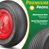 MASKO® PolyurethanSchubkarrenrad Vollgummi 200 kg Produktbild-Vorschau 3