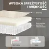 HOMCOM Divano a 2 posti moderno senza braccioli, imbottito Anteprima dell’immagine prodotto 5