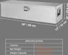 A diagram showing the dimensions and specifications of a tool chest. Anteprima dell’immagine prodotto
