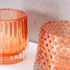 2er Set Teelichthalter H7cm Glas Orange Kerzenhalter Produktbild-Vorschau 4