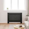 vidaXL Heizkörperverkleidung Schwarz 112x19x81,5 cm MDF Produktbild-Vorschau 15