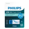 Philips USB 3.2            512GB Click Series Gen 1 USB-C Produktbild-Vorschau 1