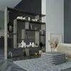 DECORTIE Labirent Modernes Bücherregal Raumteiler Dunkel Produktbild-Vorschau 1