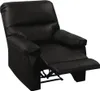Fauteuil relax "Lincoln" - 90 x 89 x 103 cm - Noir Voir les images du produit 3