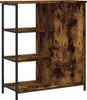 vidaXL Příborník Kouřový dub 70x30x80 cm Dřevěná konstrukce Náhled obrázku produktu 2