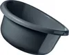 A dark gray plastic basin is shown against a white background. Produktbild-Vorschau