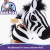 PonyCycle Zebra Reittier auf Rollen für Kinder 4-7 Jahre Produktbild-Vorschau 3