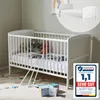Detská postieľka 70 x 140 cm, premeniteľná postieľka s Náhľad obrázku produktu 11