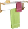 Relaxdays Handtuchhalter für die Wand, HBT: 25x70x20 cm, 4 Produktbild-Vorschau 1