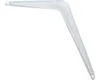 Stahlblechkonsole B 44 x H 350 x T 300 mm weiß Produktbild-Vorschau 1