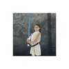 A young girl dressed as a Star Wars character holds a lightsaber. Náhled obrázku produktu