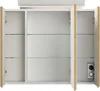 Spiegelschrank 80cm inkl. Design LED-Lampe und Glasböden Produktbild-Vorschau 7