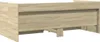 Válenda se zásuvkami bez matrace dub sonoma 90 x 200 cm Náhled obrázku produktu 6