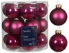 Weihnachtskugeln Glas 4cm 18 Stück - Granatapfel Produktbild-Vorschau 3