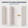 IvoQ Separador de ambientes plegable - 4 paneles - 170 x Vista previa de la imagen del producto 6