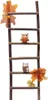 TrendLine Deko Leiter Herbst Holz 43 x 14 cm braun orange Produktbild-Vorschau 1