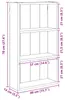 vidaXL Badezimmer-Wandschrank Kunsthandwerk Eiche 40 x 14 x Produktbild-Vorschau 8
