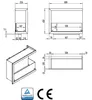 Caminetto a bioetanolo LINE-P 60 cm ad angolo con due Anteprima dell’immagine prodotto 14
