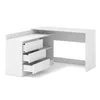 Homlando hoekbureau voor computer, wit, 130 x 120 cm, Productafbeelding-voorbeeld 4