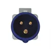 A close-up, top-down view of a CEE to Schuko adapter plug. Náhled obrázku produktu