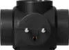 Verteiler 3x2P+Z schwarz OR-AE-13184/B Produktbild-Vorschau 6