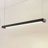 Arcchio LED-Pendellampe Cuna, schwarz, 122cm, Metall Produktbild-Vorschau 3