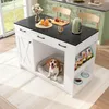 Merax Sideboard Kücheninsel mit Haustierbereich, 3 Produktbild-Vorschau 4