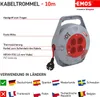 Mini tambour de câble 10 m 4 prises | Schuko Voir les images du produit 19