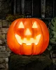 Fröhlicher Halloween Kürbis mit LED Licht 32cm Produktbild-Vorschau 4
