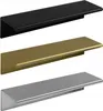 Three cabinet handles in different colors: black, gold, and silver. Anteprima dell’immagine prodotto