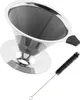 Kaffeefilter aus Edelstahl mit Bürste Produktbild-Vorschau 2