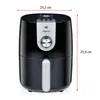 alpina Airfryer 2L Heißluftfritteuse 900W Temperatur Produktbild-Vorschau 2