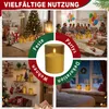 VA-Cerulean LED-kaarsen, set van 3, goud – flikkerend, met Productafbeelding-voorbeeld 6