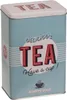 A vintage-style tin can for tea. Produktbild-Vorschau
