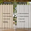 Outdoor Vorhang Extra Breite, Wasserdicht Blickdicht Produktbild-Vorschau 6