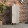 The Living Store Sideboard Betongrau 34,5x34x90 cm Produktbild-Vorschau 1