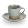 ZELLER 26538 Espresso-Set GRAU/BRAUN, 8-tlg., Steingut Produktbild-Vorschau 2