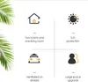 Outdoorowy namiot kempingowy, wodoodporny dwuwarstwowy Podgląd zdjęcia produktu 9