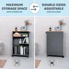 eluno badkamer trolley, keuken trolley, keuken trolley, Productafbeelding-voorbeeld 2