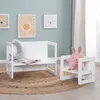 450004WE Roba Dětská sedací souprava 3v1, bílá Náhled obrázku produktu 2