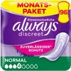 Packaging for Always Discreet sanitary pads. Produktbild-Vorschau